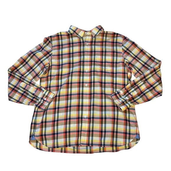 L.L. Bean Signature Men’s Shirt Slim Fit Plaid Button Down Size Large - Picture 1 of 6